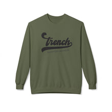 Load image into Gallery viewer, Retro Trench Logo Unisex Midweight Softstyle Fleece Crewneck Sweatshirt
